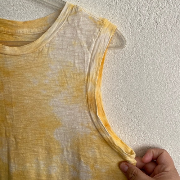 💥Universal Thread Yellow Tie-Dye Sleeveless Dress M - Picture 7 of 12